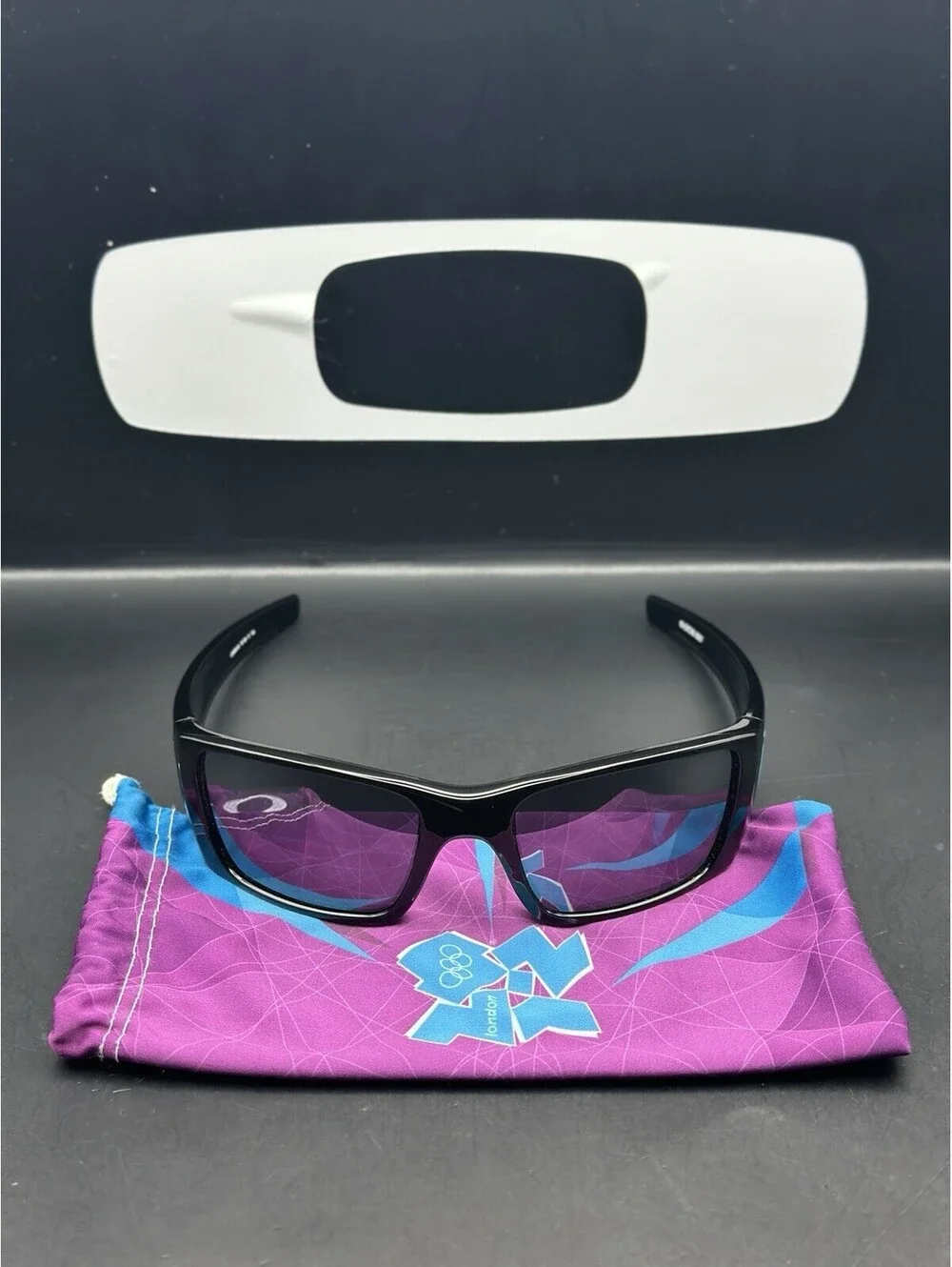 Oakley Fuel Cell LOCOG Polished Black/Black Iridium Lenses OO9096-59